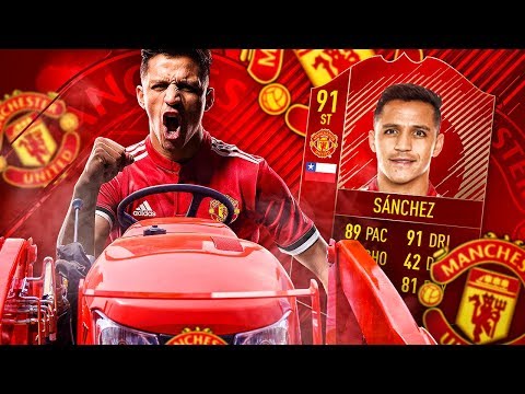 OMG MANCHEZTER ALEXIS?! THE MANCHESTER UNITED SANCHEZ TRANSFER SQUAD! FIFA 18 ULTIMATE TEAM