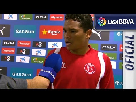 Entrevista a Bacca tras el RCD Espanyol (1-3) Sevilla FC - HD