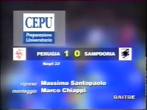 1996-97 (1a - 08-09-1996) Perugia-Sampdoria 1-0 [Negri] Servizio D.S.Rai3