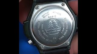 Casio forester 5170 FT-500 illuminator light watch leather nylon strap battery service + review