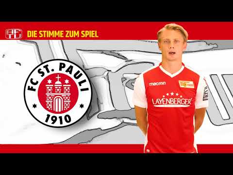 Simon Hedlund vor dem Spiel gegen St. Pauli
