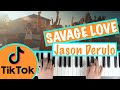 How to play SAVAGE LOVE (TikTok Dance) - Jason Derulo Easy Piano Tutorial