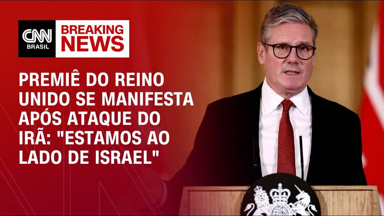 Premiê do Reino Unido se manifesta após ataque do Irã: "Estamos ao lado de Israel" | CNN 360º
