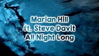 Marian Hill ft. Steve Davit - All Night Long [Lyrics on screen]