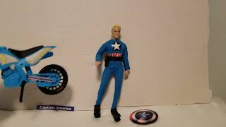 🚨 8 Custom Captain America & Removeable Helmet! Special Shield! 🚨 © MEGO WGSH FTC