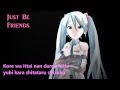 [Hatsune Miku V3] Just be Friends (Cover) 