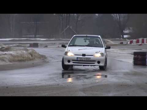 Mostek Bartosz - Peugeot 106 - SuperOES 2 Runda  Tor Kielce 18-02-2017
