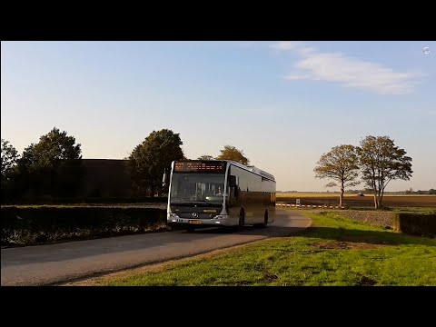 Qbuzz Citaro C1 LE nadert Kommerzijl, als lijn 637 Zoutkamp-Zuidhorn // Citaro passby, 29-10-2021.