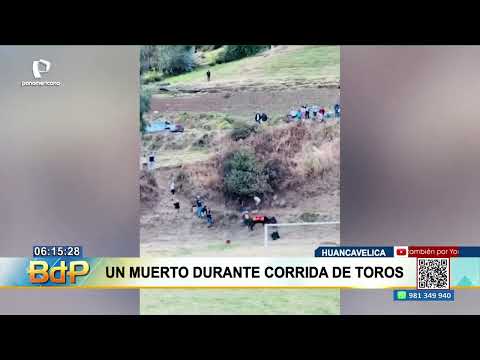 Huancavelica: hombre muere durante corrida de toros
