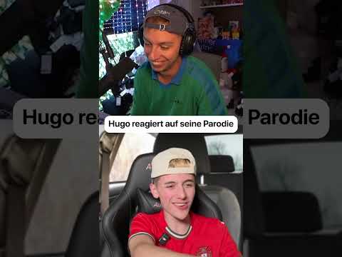 Hugo reacts to his parody...
