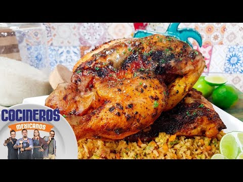 Receta: Pollo al limón sobre arroz frito | Cocineros Mexicanos
