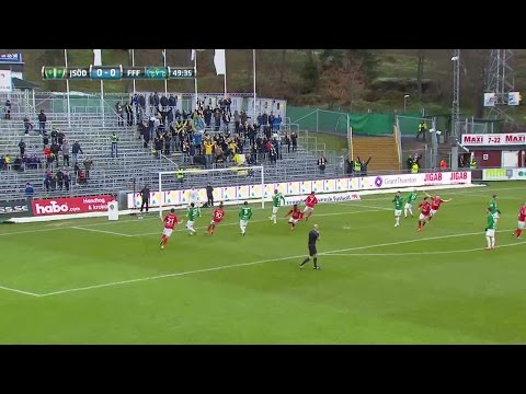 Falkenberg överraskar J-Södra - Krizanovic med läcker frispark - TV4 Sport