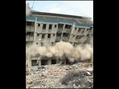 Amazing Dangerous Fastest Building Demolition Excavator Skill, Heavy Equipment Machines Working