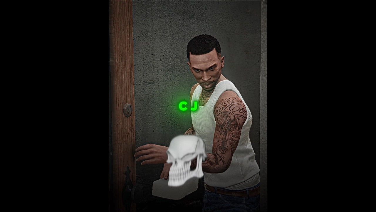 GTA 5 | Imagine CJ In Grove Street 💚 #gta #gta5 #gtasa