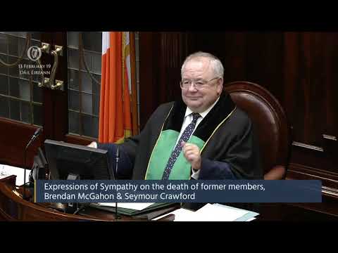Deputy Peter Fitzpatrick - Expressions of Sympathy - 13.02.2019