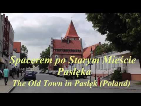 A walk through the Old Town of Pasłęk. The Old Town in Pasłęk (Poland)