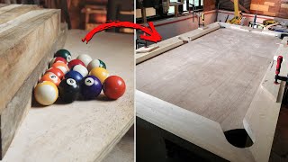 I think I built the Best Wooden Billiard Table