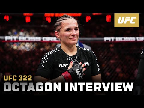 Erin Blanchfield Octagon Interview | UFC 322