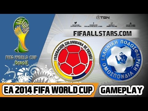 EA 2014 FIFA World Cup Colombia Vs Greece - Highlights