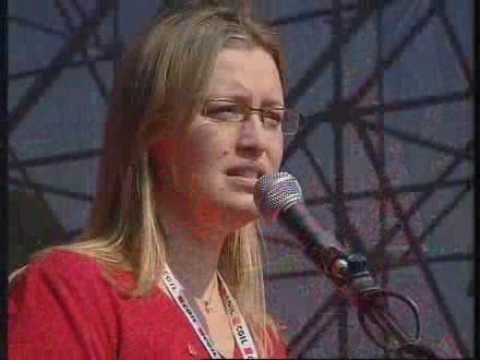 4 aprile, l'intervento di una insegnante precaria