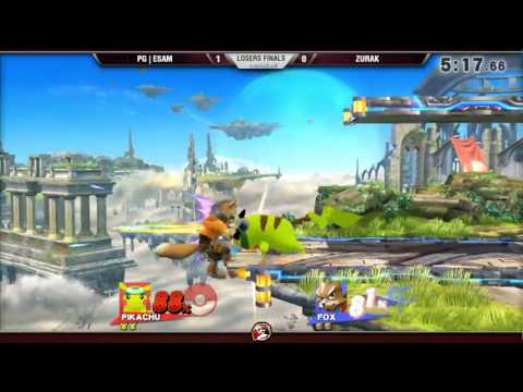 VS Weekly 3/16/17 - Losers Finals - Esam (Pikachu) vs. Zurak (Fox) - Smash 4