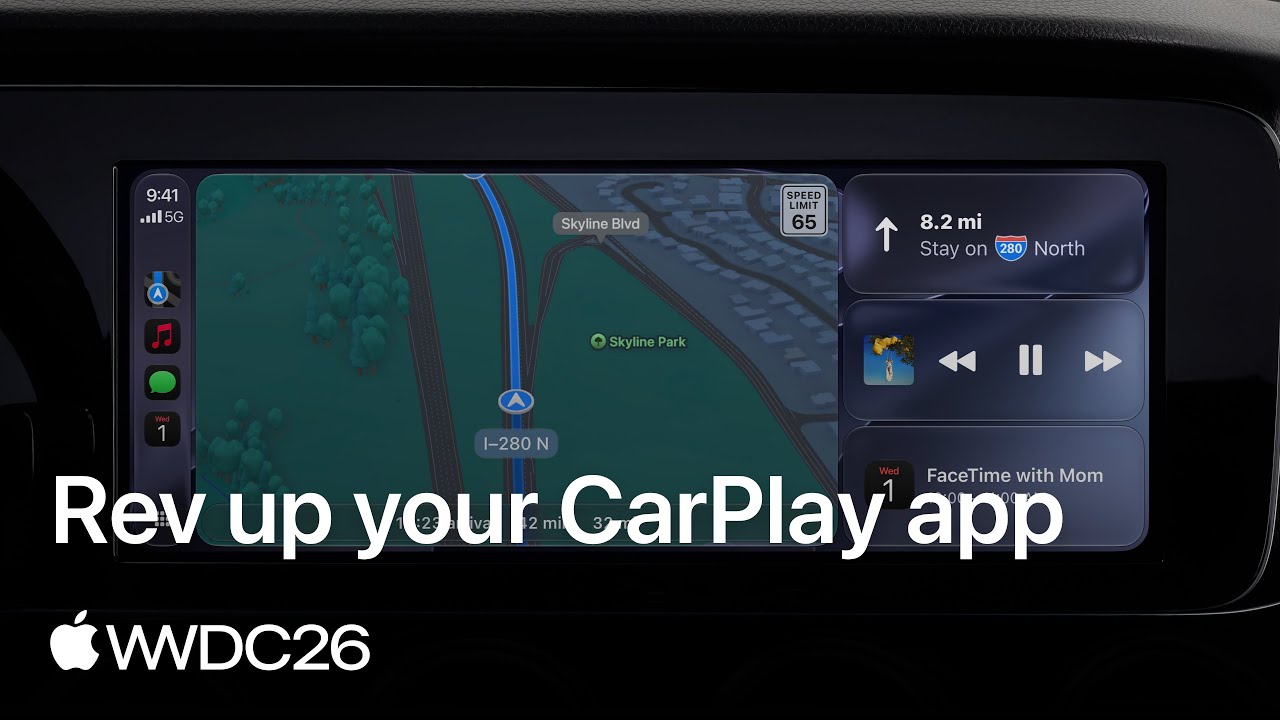 WWDC26: Rev up your CarPlay app | Apple - YouTube