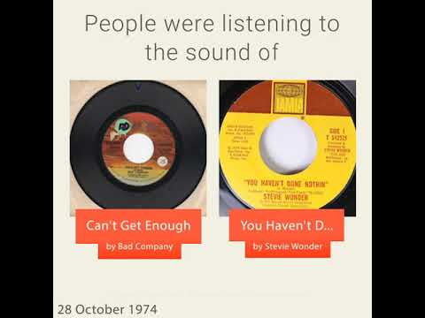 October 28, 1974 - This day in 30 sec. - Takemeback.to