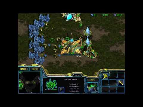 SC Broodwar: Protoss vs Terran - 1 Gate Core expand before Robotics Obs