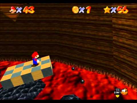 Super Mario 64 - Lethal Lava Land - Elevate Tour in the Volcano - 57/120