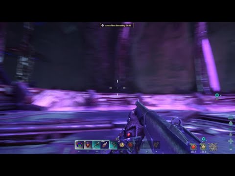 ARK Survival Ascended gamma rockwell on foot! No tames! Just two of us!