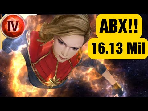 Universal Hero Female ABX | T4 Cap Marvel | Mighty Rage | Burn Season | 16.13M - Marvel Future Fight