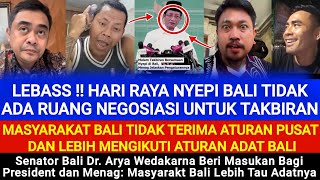 Download lagu Tak Tau Diri..Libass‼️Tidak Ada Ruang Negosiasi Untuk Takbiran Saat Hari Raya Nyepi Di Bali‼️ mp3