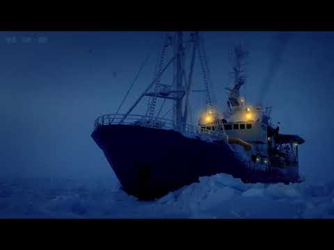 White Noise Sounds of Frozen Arctic Ocean with Polar Icebreaker Idling - Creating Delta Waves