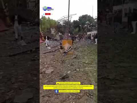 🚨💥 ATENCIÓN artefat0 expl0sivo en el peaje el Bordo en la vía Panamericana en el CAUCA