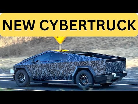 Tesla Cybertruck Gets New Dark Wrap After Musk Unveils Pickup Truck's New Details