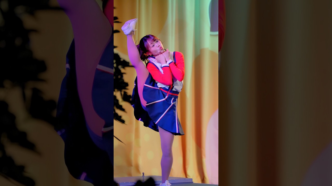 夜の足上げ😍 : ジャンボリミッキー : ディズニーランド : かわいい公式おねえさん : #disney #dance #ディズニー #tdl #4k