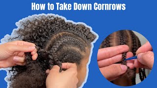How to Take Down Cornrows