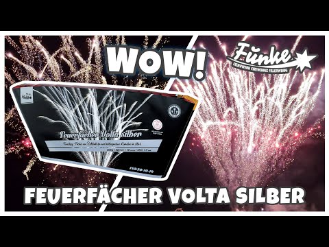 Funke Feuerfächer Volta Silber 🎇 | Single Row 🤩🔥 | Pyro TV