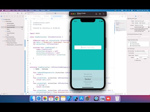 How To Create PickerView In Swift IOS