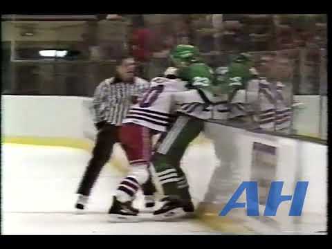 NHL Sep. 30, 1988 Chris Nilan,NYR v Paul MacDermid,HFD New York Rangers Hartford Whalers