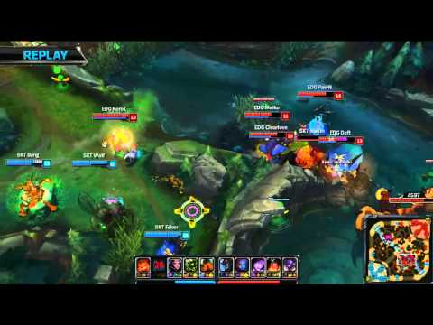 Faker Fails Wall Distortion | MSI 2015 Finals