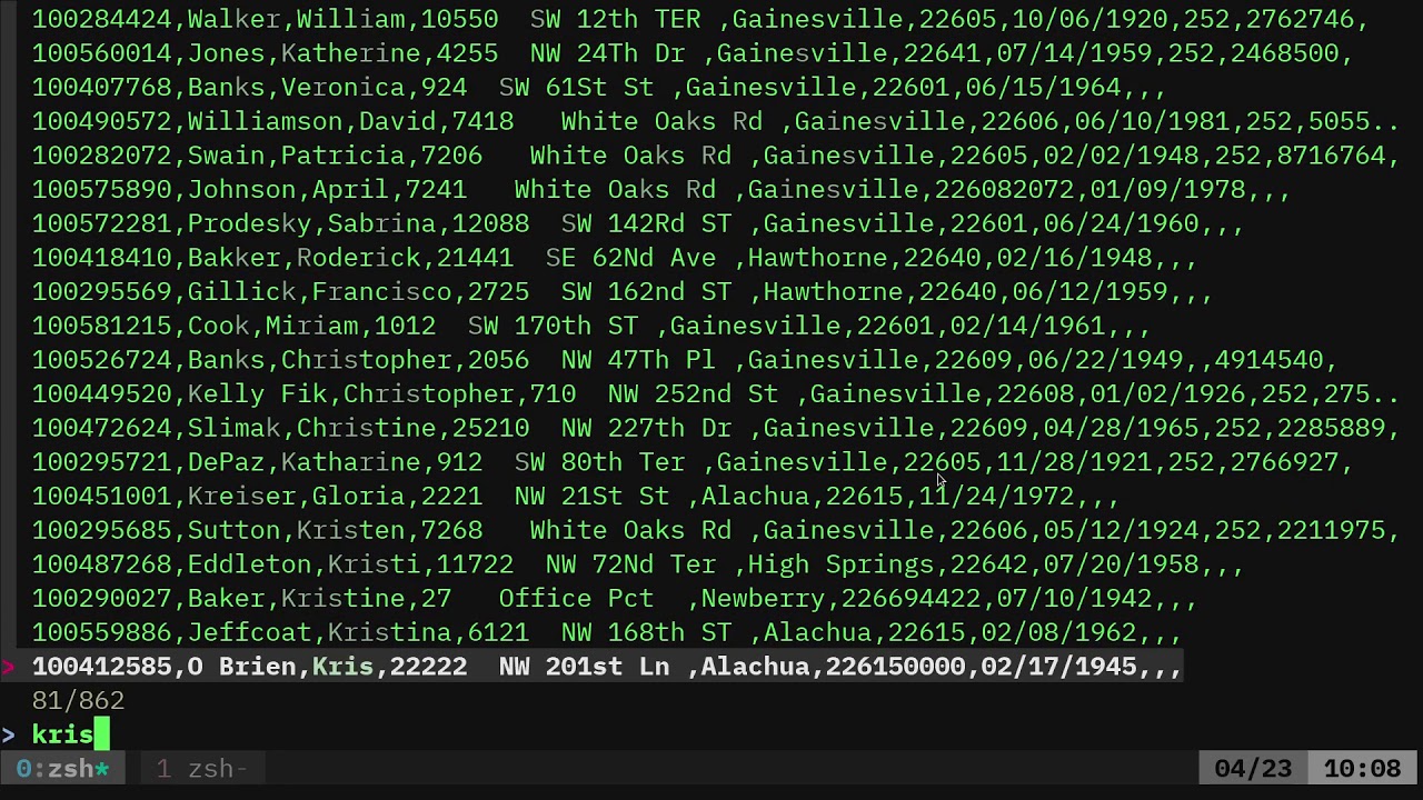03 Linux Program fzf   Tutorial 2019