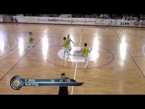 Gol de Sergio (4-3) Peñíscola Rehab Medic - Palma Futsal. J23, 1ª Div