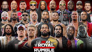 GREATEST royal rumble of all time. wwe2k24