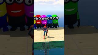Download lagu GTA 5 Epic Water Ragdolls Spiderman Jump/Fails Ep 135 #shorts mp3