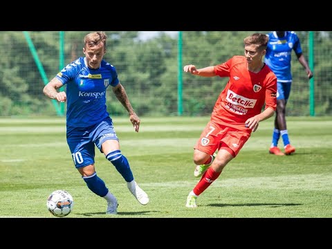 2022-06-24 Piast Gliwice - Sandecja Nowy Sącz 1-1 (0-1), sparing - skrót meczu