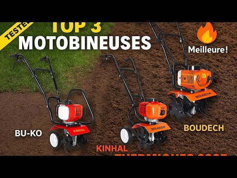 Motobineuses thermiques 2025 : mon comparatif après test