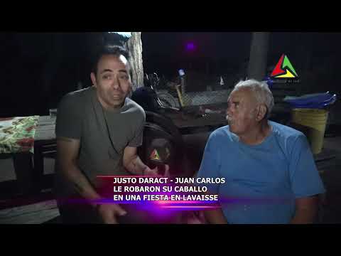 JUSTO DARACT   LE ROBARON SU CABALLO EN UN EVENTO EN LAVAISSE  PIDE SE LO DEVUELVAN