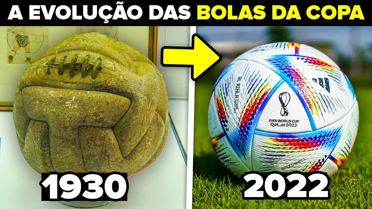 A Evolução das Bolas da Copa do Mundo (1930 - 2022)