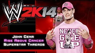 WWE 2K14 - John Cena "Rise Above Cancer" Attire (HIAC 2013)